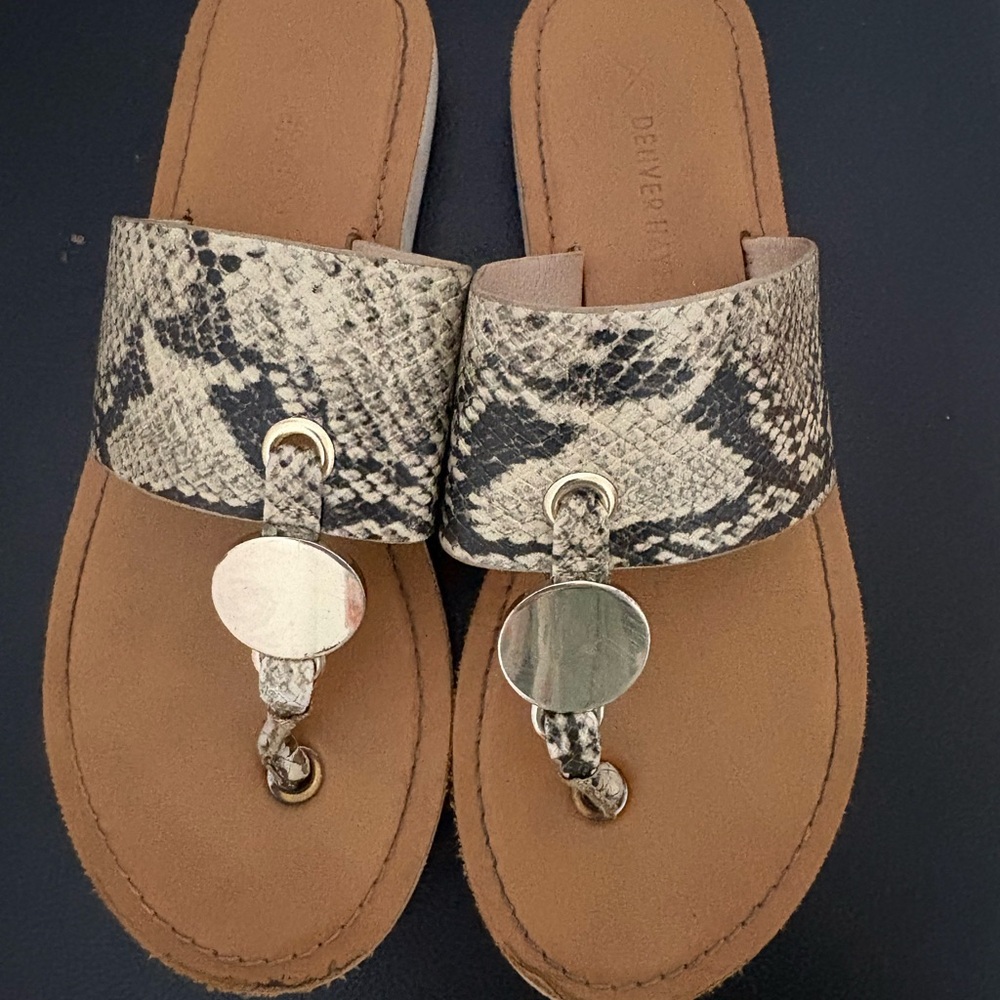 Snakeskin Pattern Sandals